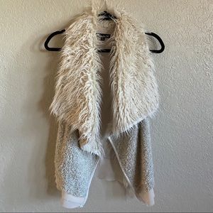 Faux fur vest